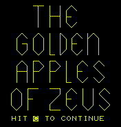 Golden Apples of Zeus, The